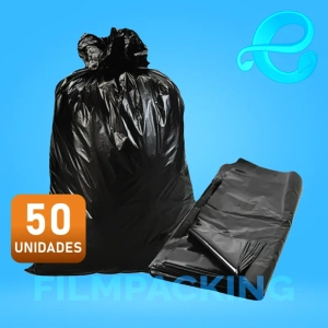 Bolsas de Basura Negra 50x70X30